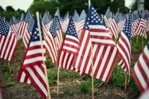 American flag lot
